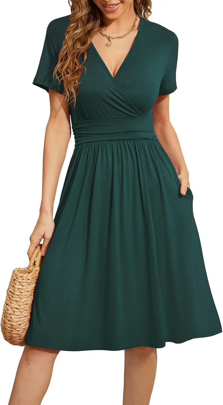 Arielle - Chick V-Neck Wrap Dress