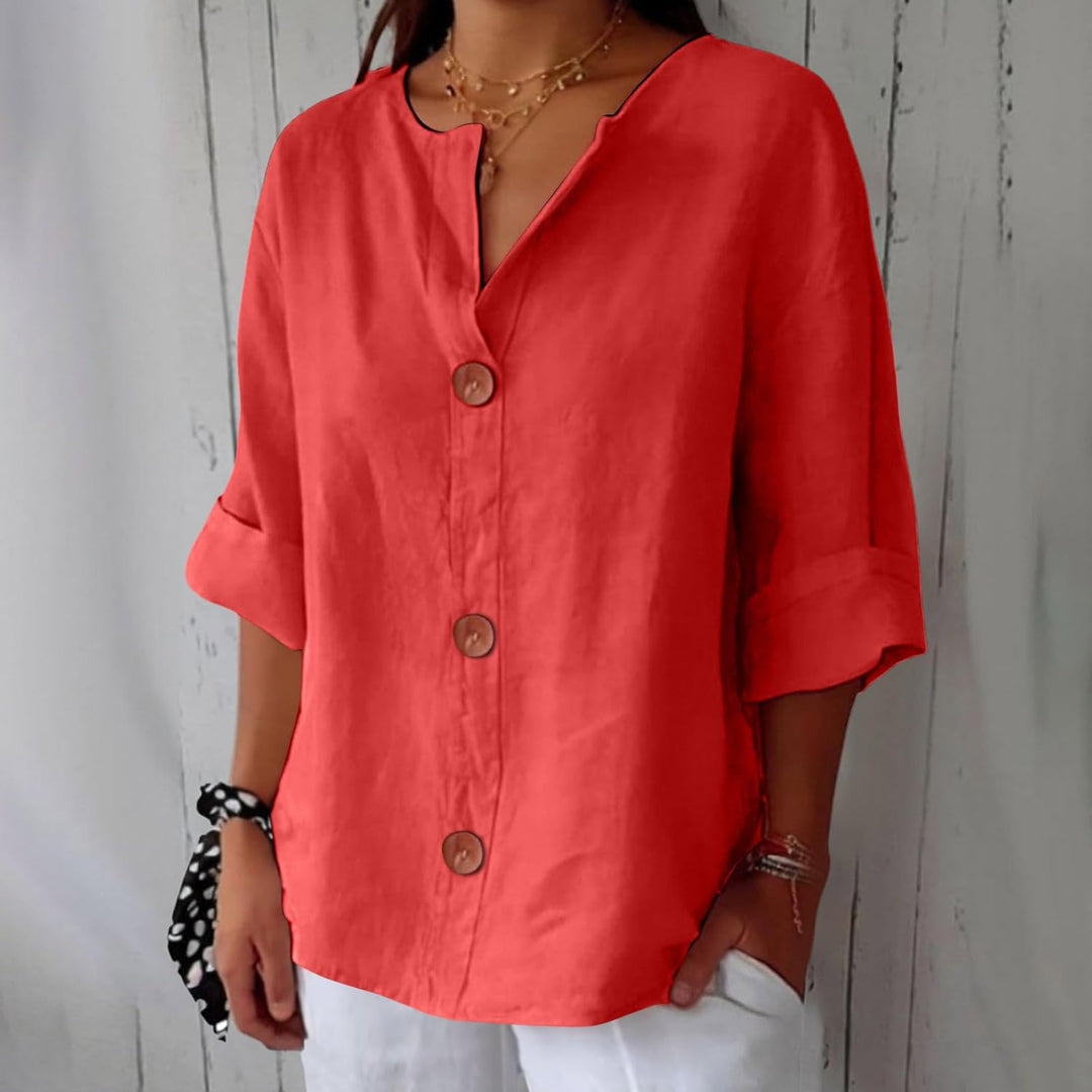 Niley – Casual Charm Button-Up Top