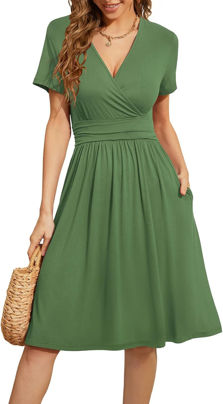 Arielle - Chick V-Neck Wrap Dress