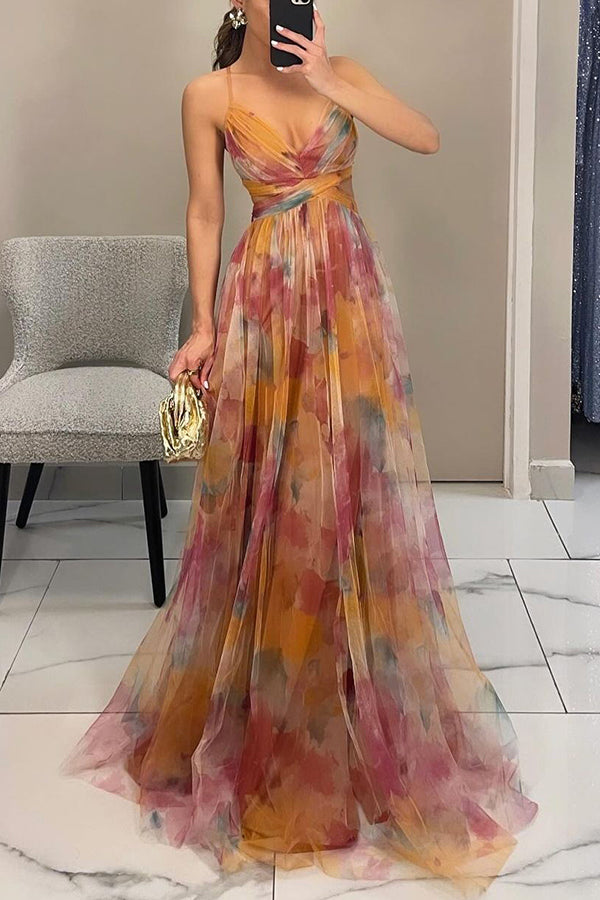 Alexa - Elegant Flowing Maxi Dress