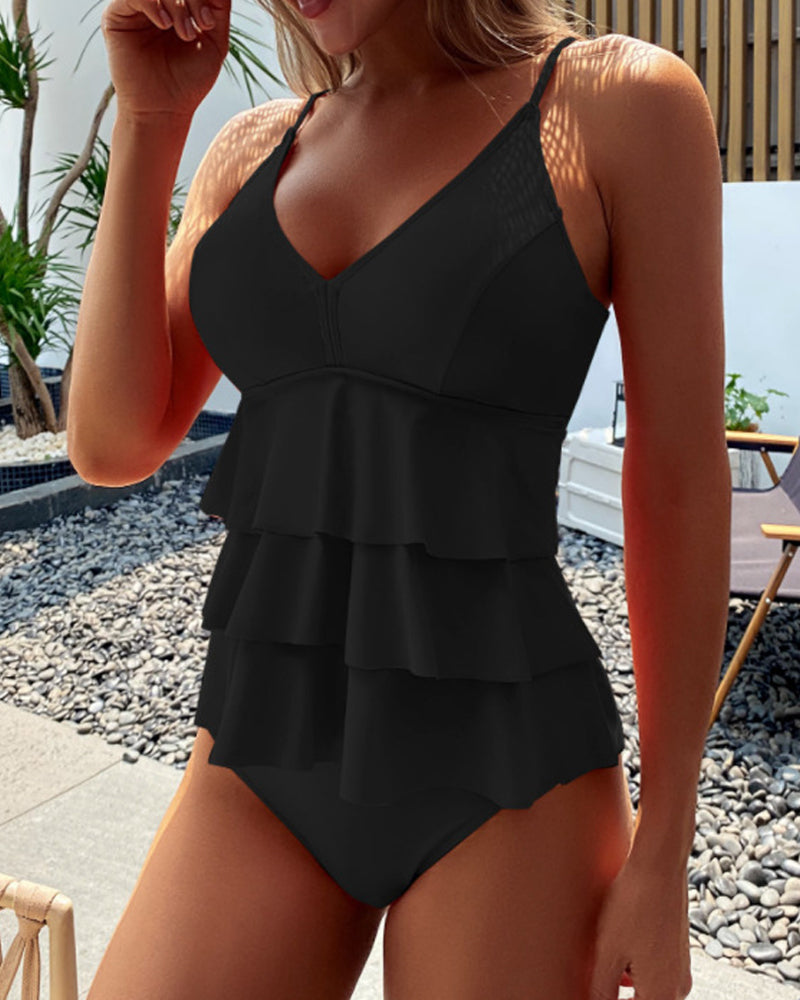 Gaia - Alluring Cascade One-Piece Swimsuit