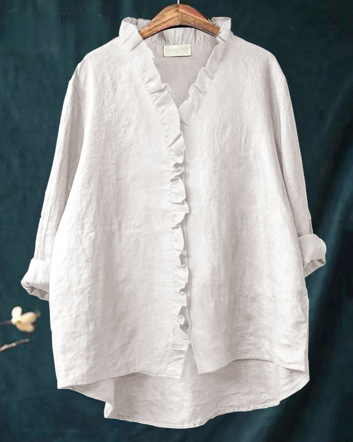 Charlotte - Effortless Comfort Ruffle Shirt
