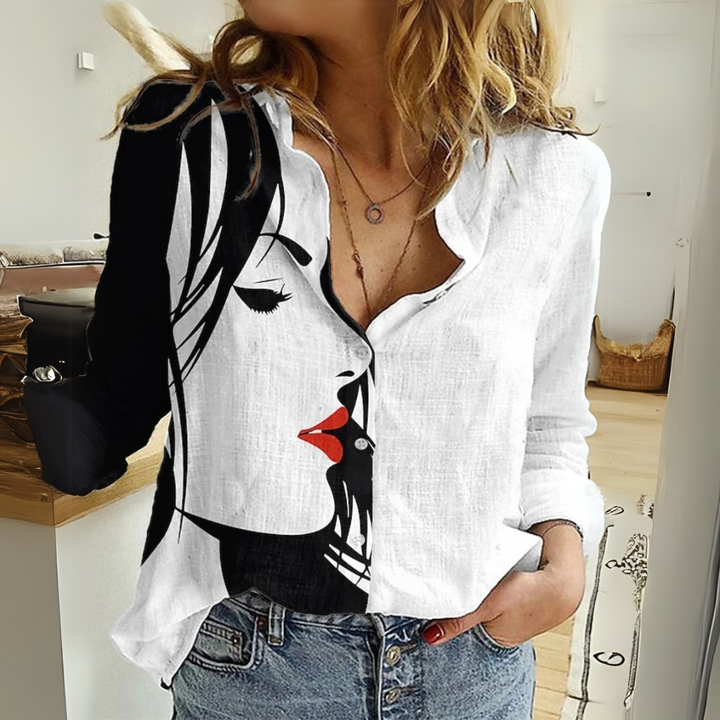 Lara – Elegant Whispering Wings Blouse