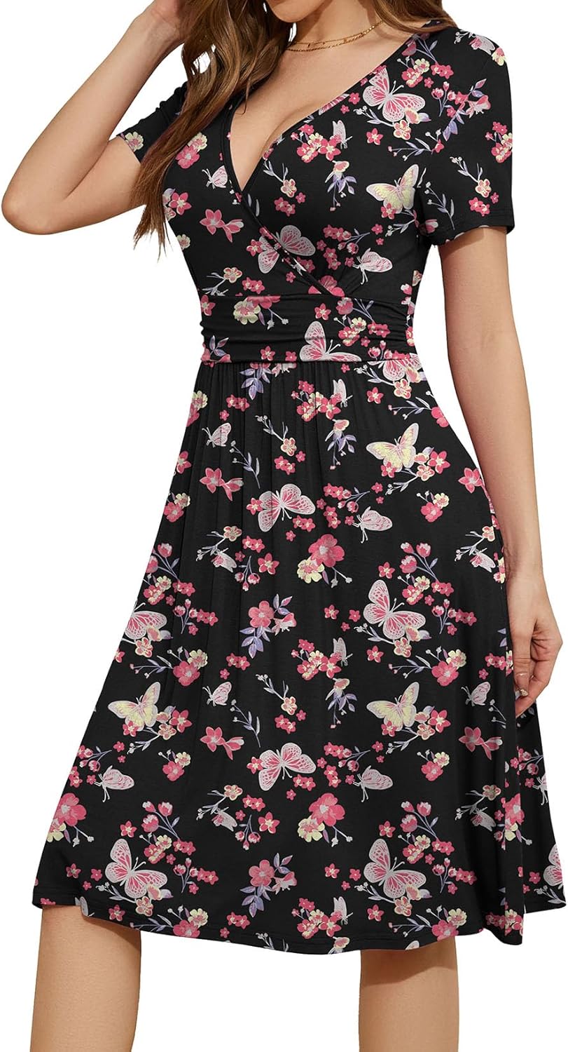 Arielle - Chick V-Neck Wrap Dress