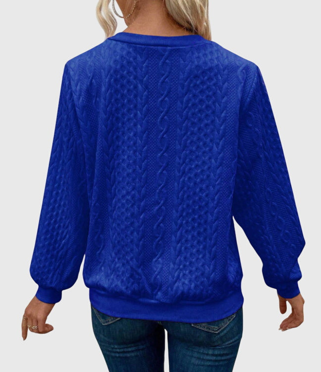 Cathie – Luxe Zip Sweater