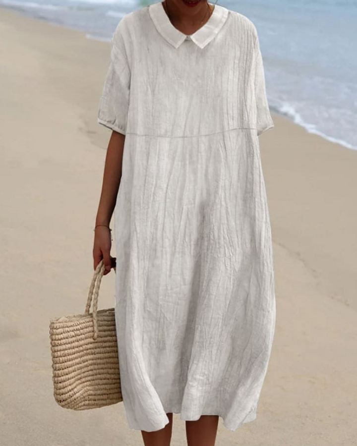 Madeline - Lazy Sun V-Neck Flowy Dress