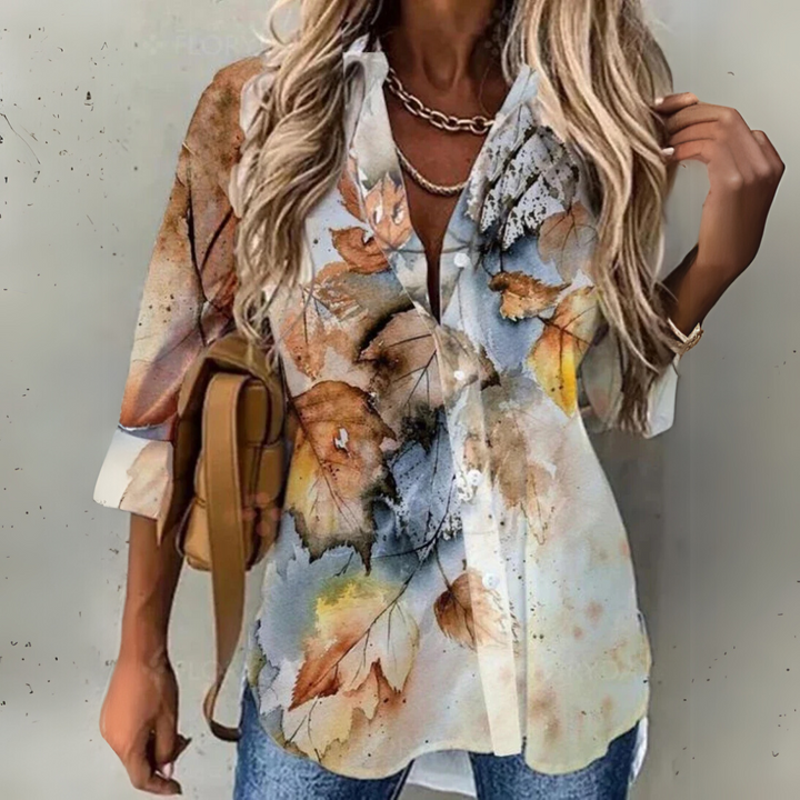 Elexa - Chic Contrast Blouse