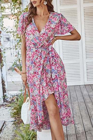 Amaya - Effortless Charm Wrap Dress