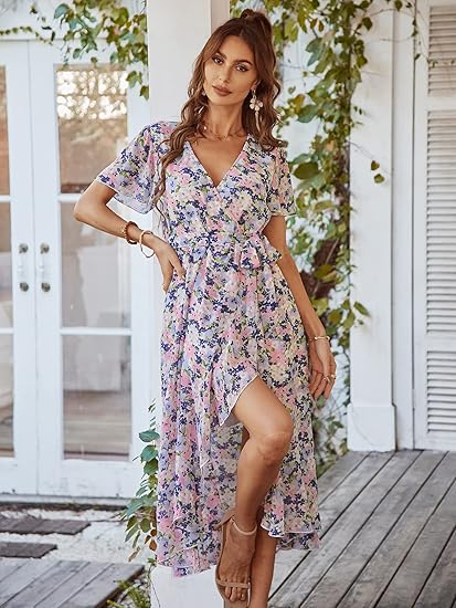 Amaya - Effortless Charm Wrap Dress
