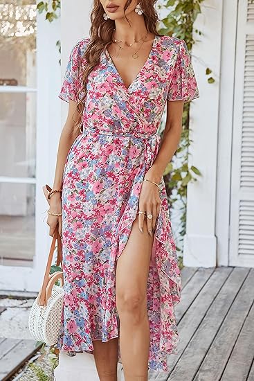 Amaya - Effortless Charm Wrap Dress