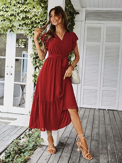 Amaya - Effortless Charm Wrap Dress