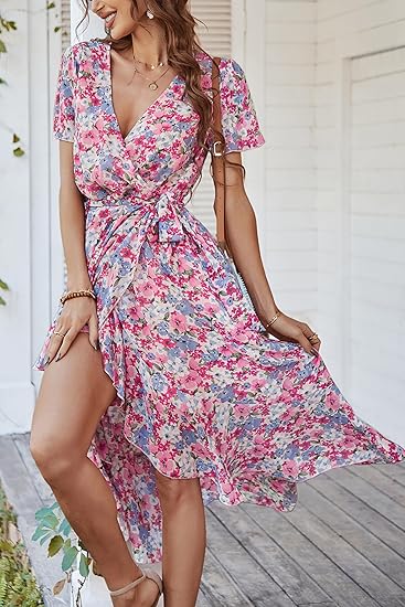 Amaya - Effortless Charm Wrap Dress