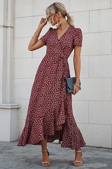 Solène - Tropical Whirl Midi Dress
