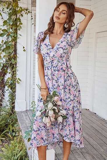 Amaya - Effortless Charm Wrap Dress