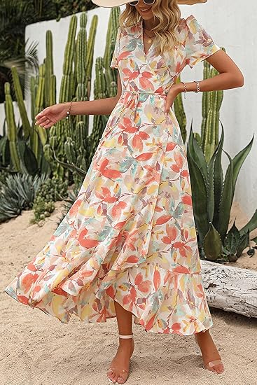 Solène - Tropical Whirl Midi Dress