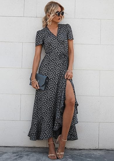 Solène - Tropical Whirl Midi Dress