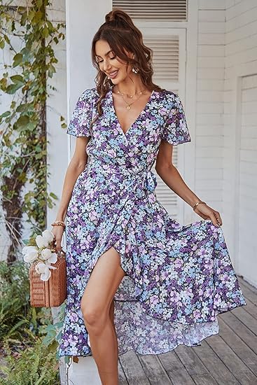Amaya - Effortless Charm Wrap Dress