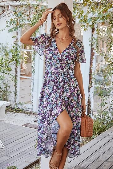 Amaya - Effortless Charm Wrap Dress