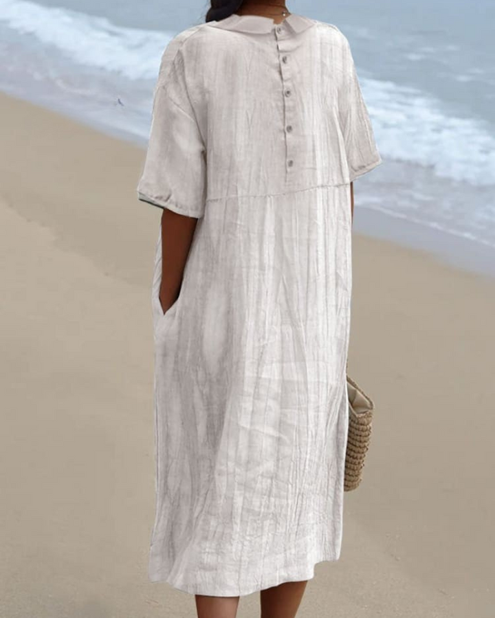 Madeline - Lazy Sun V-Neck Flowy Dress