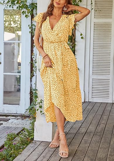 Amaya - Effortless Charm Wrap Dress