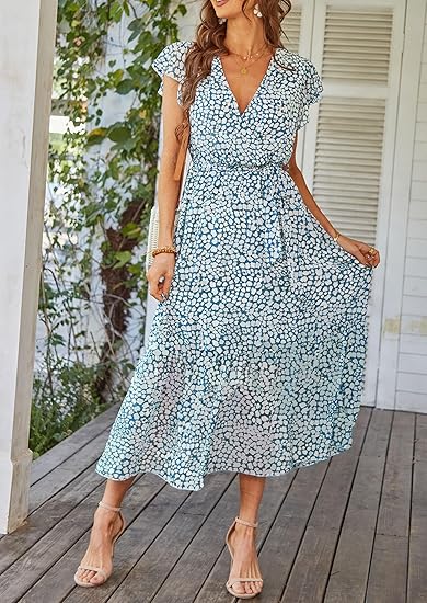 Amaya - Effortless Charm Wrap Dress