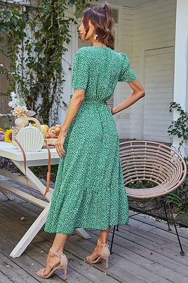 Amaya - Effortless Charm Wrap Dress
