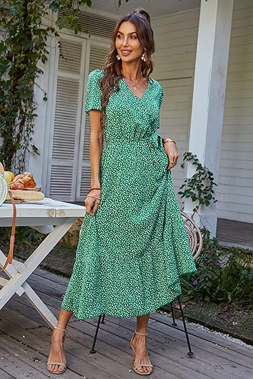 Amaya - Effortless Charm Wrap Dress