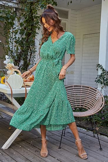 Amaya - Effortless Charm Wrap Dress