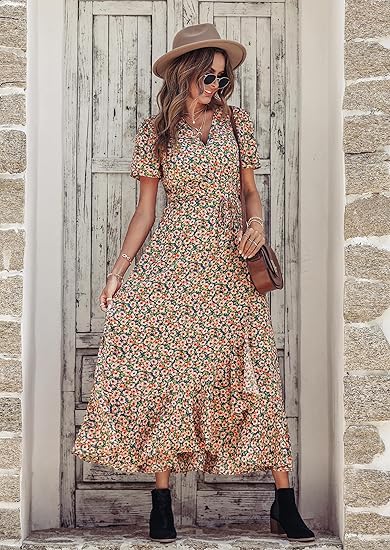 Solène - Tropical Whirl Midi Dress