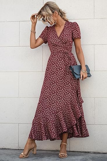 Solène - Tropical Whirl Midi Dress