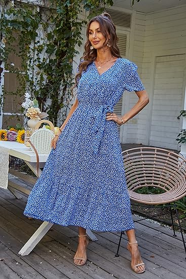 Amaya - Effortless Charm Wrap Dress