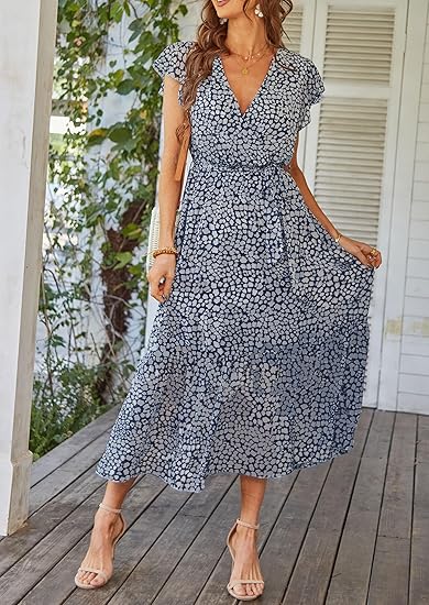 Amaya - Effortless Charm Wrap Dress