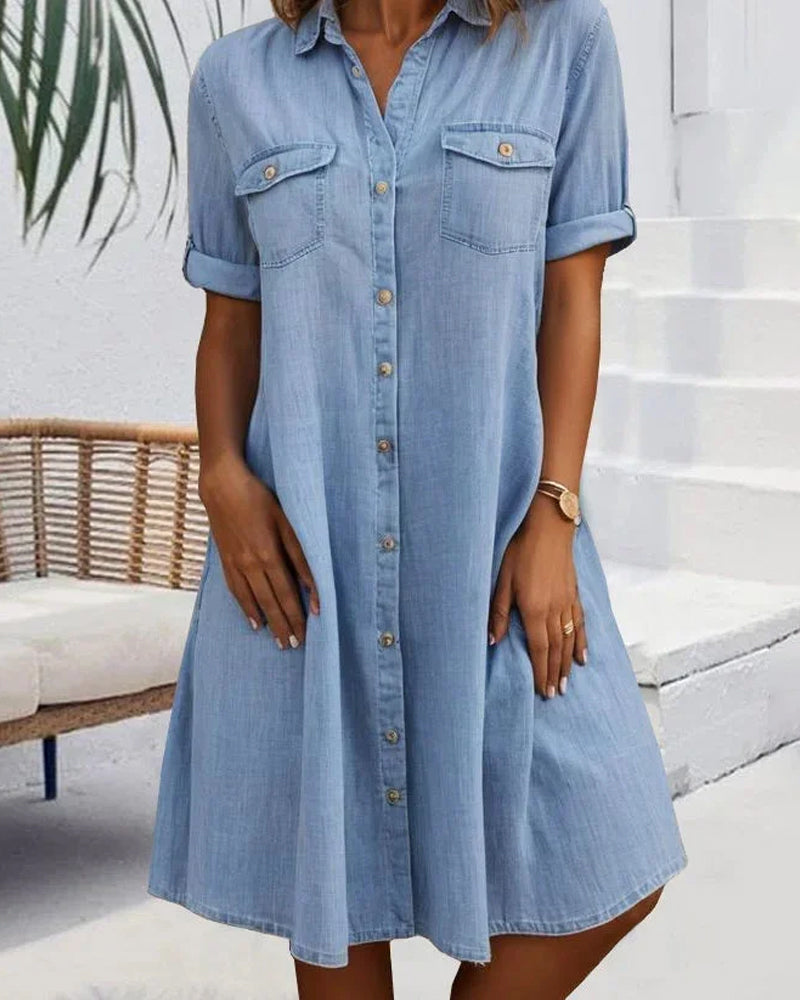 Ella - Casual Shirt Dress