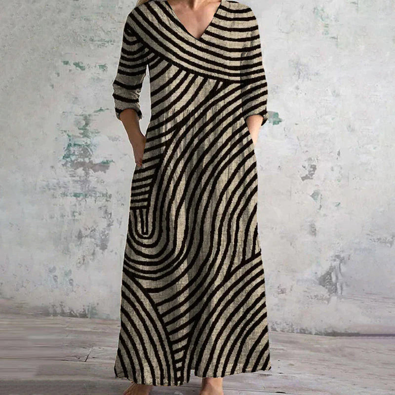 Rylee – Vintage Charm Maxi Dress