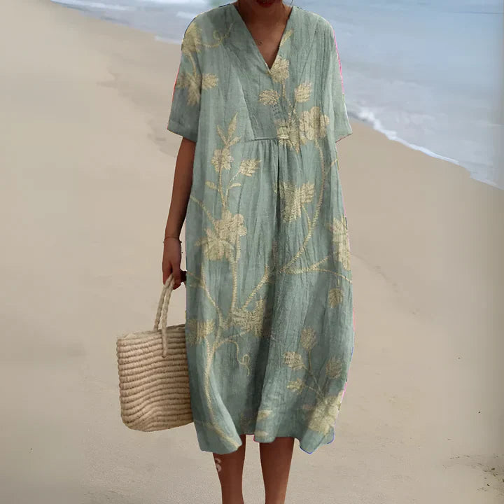 Aliza – Soft Pattern Day Dress