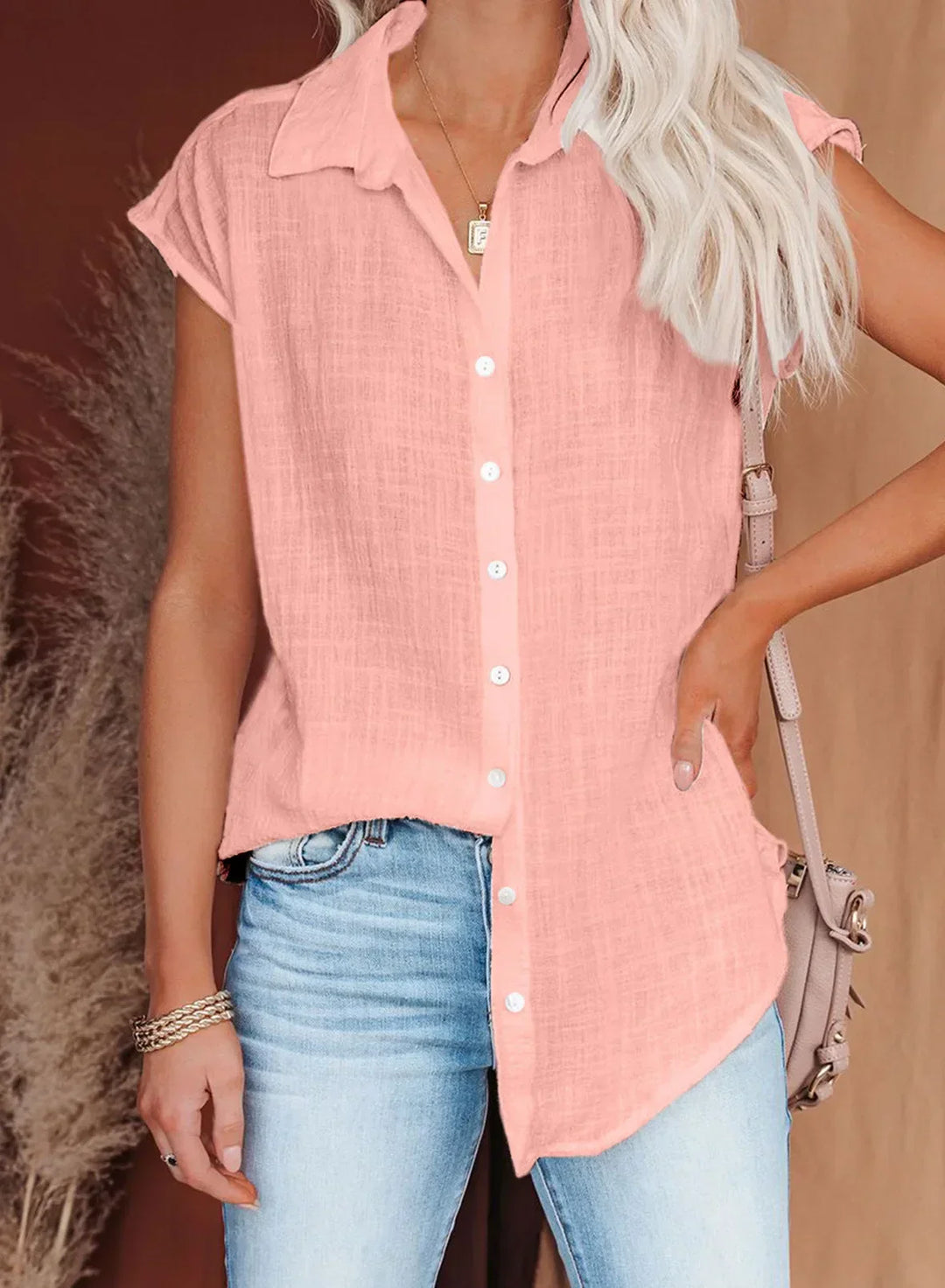 Chesca - Chic Button Blouse