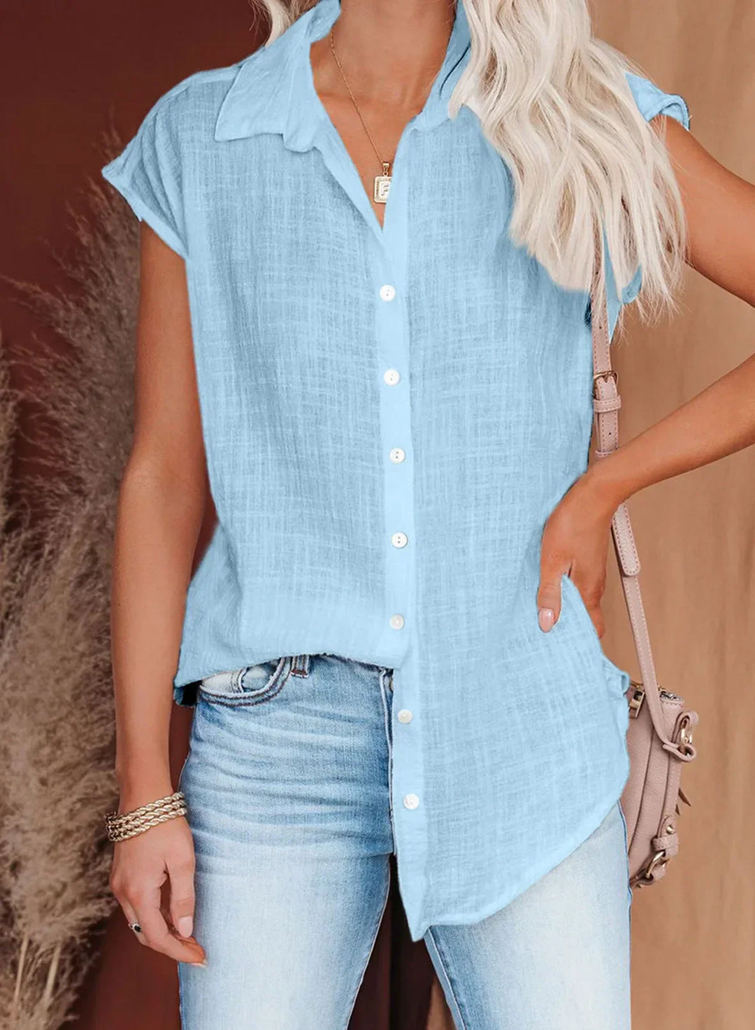 Chesca - Chic Button Blouse