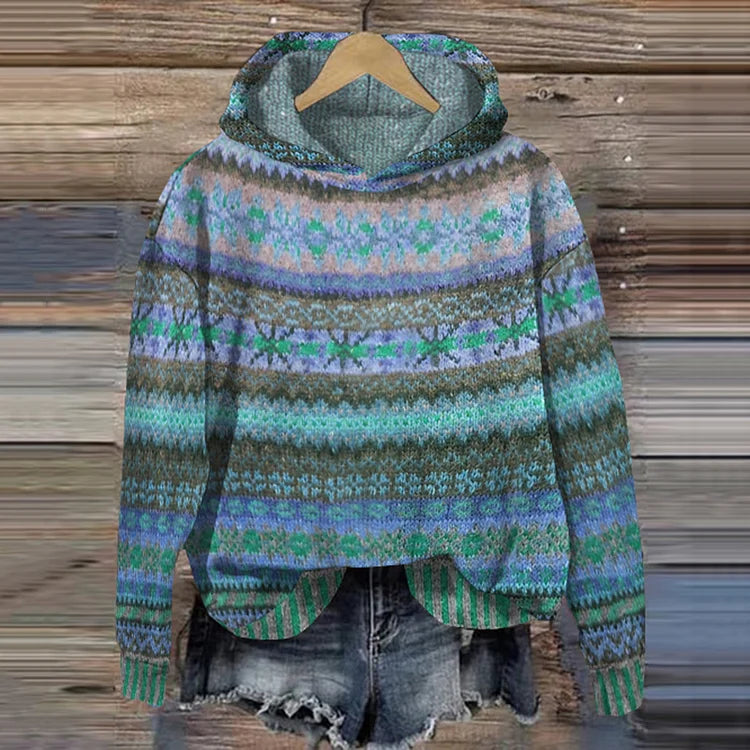 Inah – Boho Drift Hooded Sweater