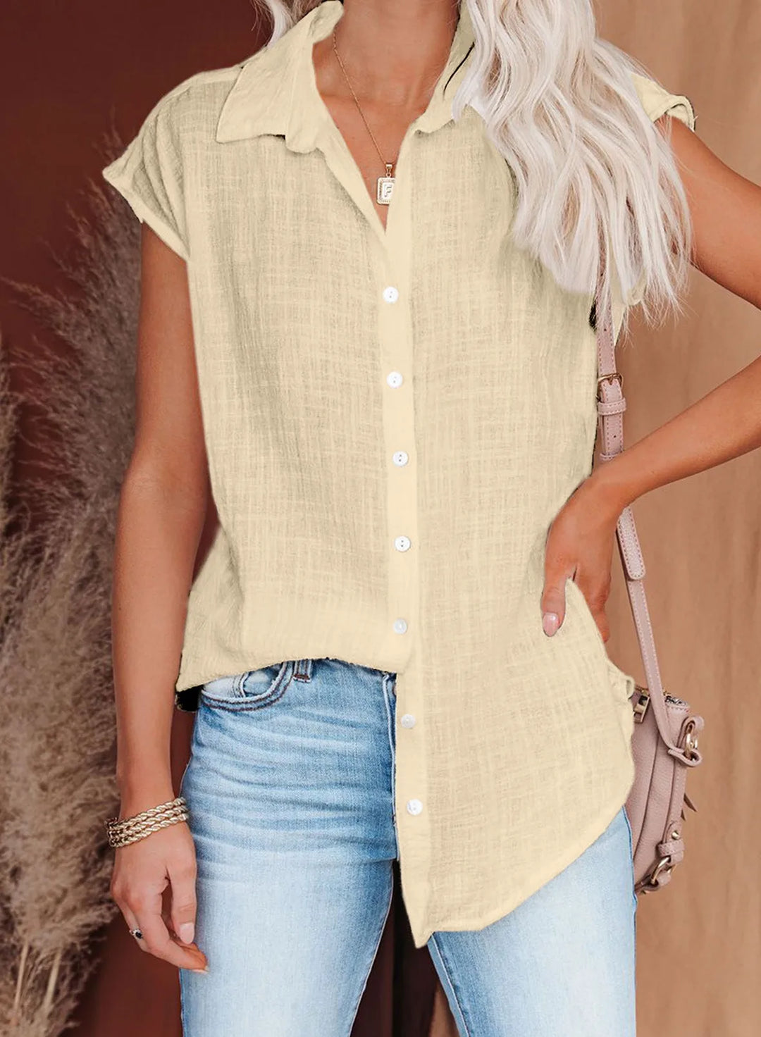 Chesca - Chic Button Blouse