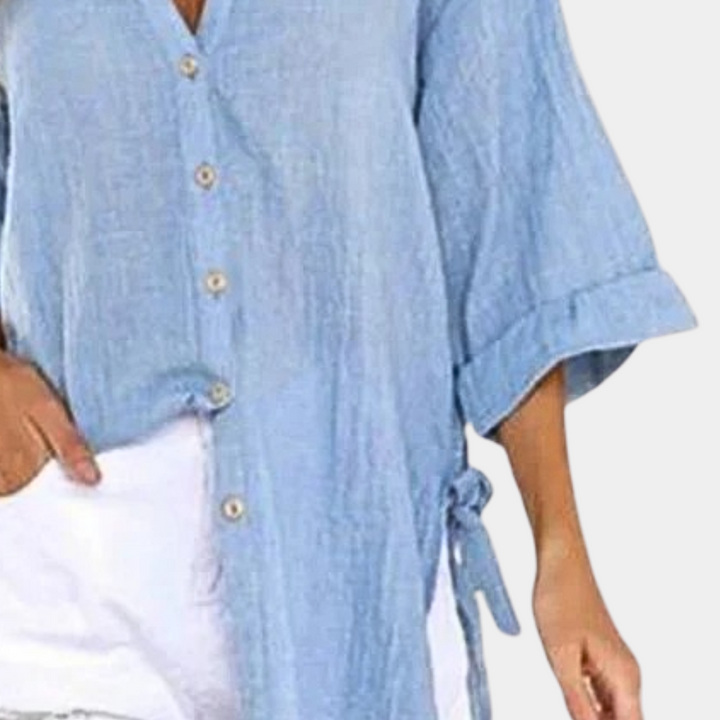 Ruth – Button-Up Shirt Blouse