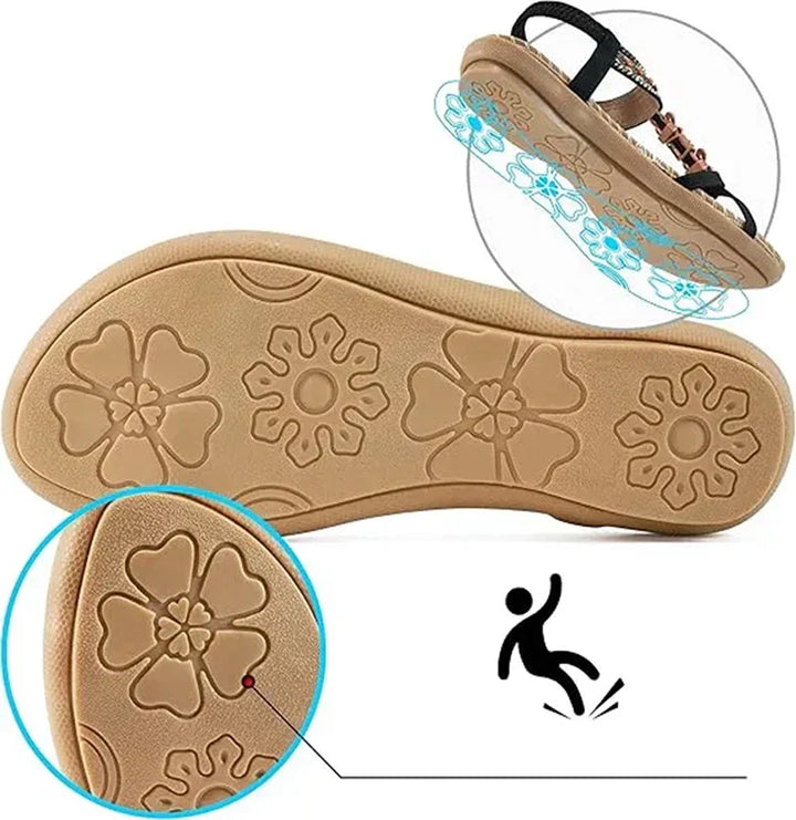 Solina – Beaded Comfort Sandals