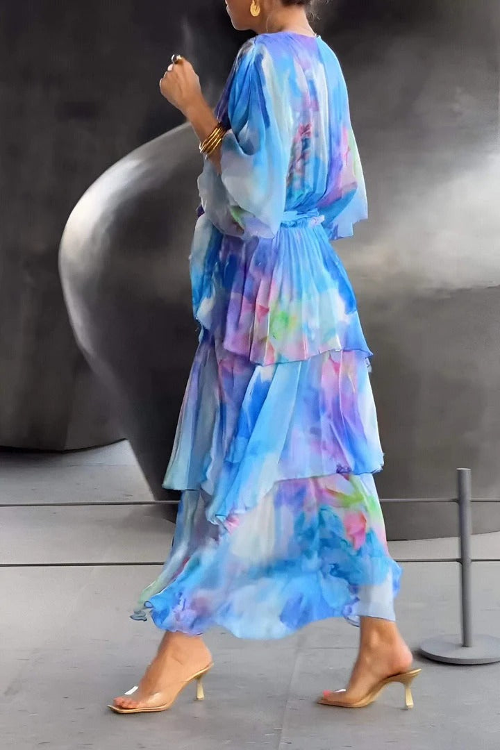 Belle - Elegant Tiered Midi Dress