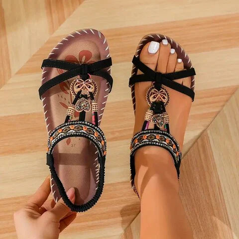 Bailey - Boho Flat Sandals