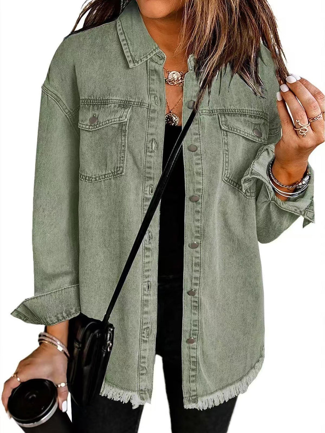Sylvie - Relaxed Fit Button-Up Jacket