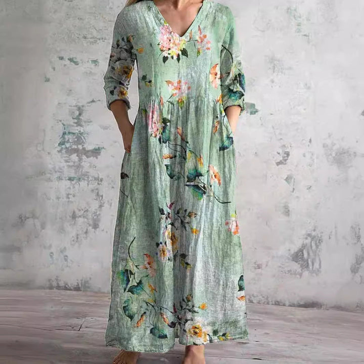 Rylee – Vintage Charm Maxi Dress