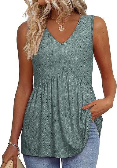 Lyssa – Draped V-Neck Tank Top