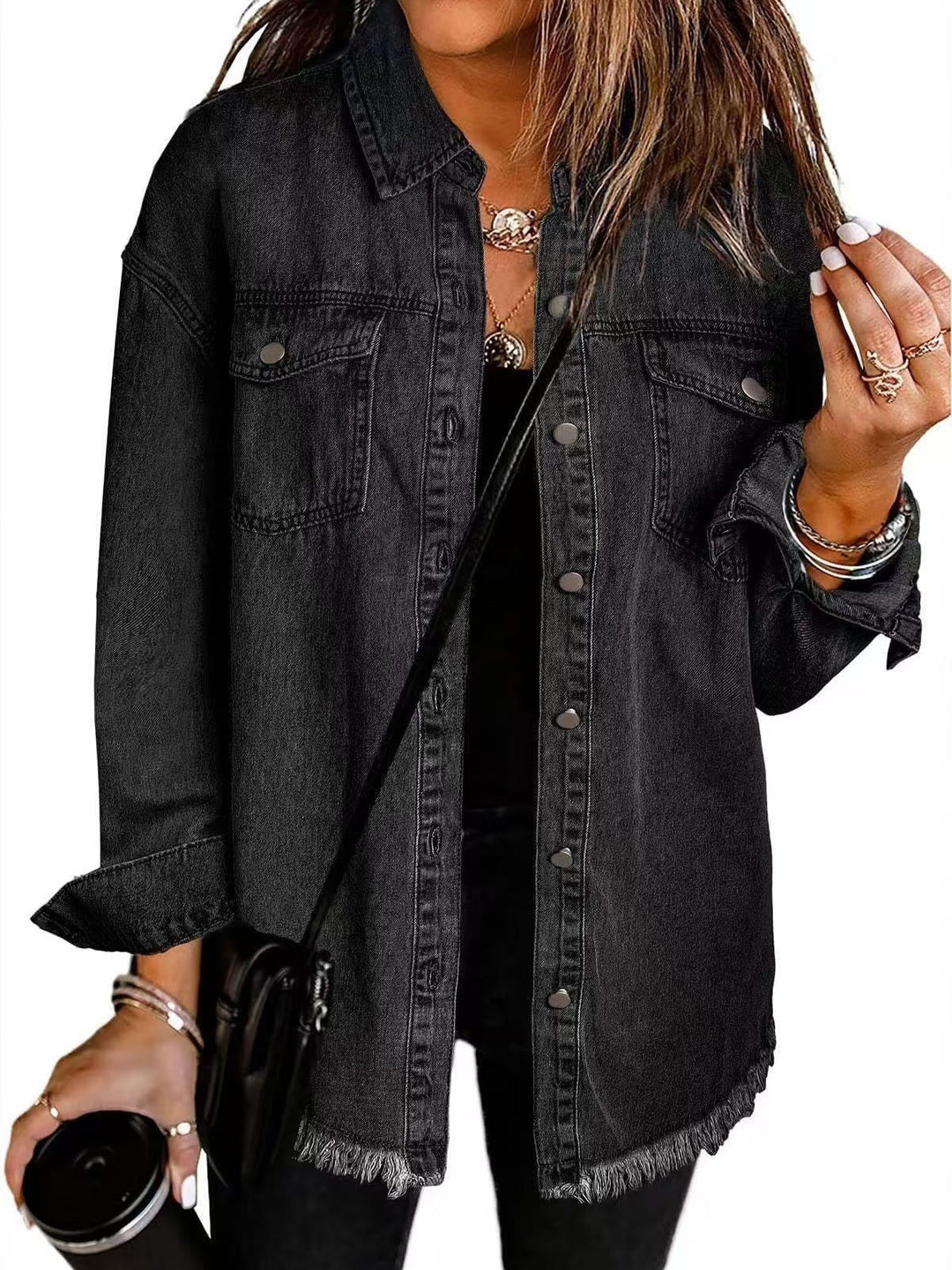 Sylvie - Relaxed Fit Button-Up Jacket
