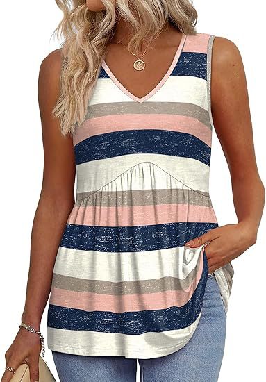 Lyssa – Draped V-Neck Tank Top