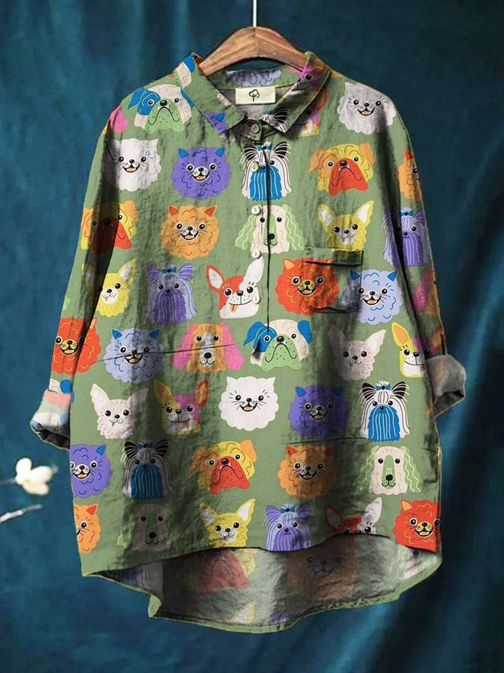 Faye – Elegant Woof Squad Shirt