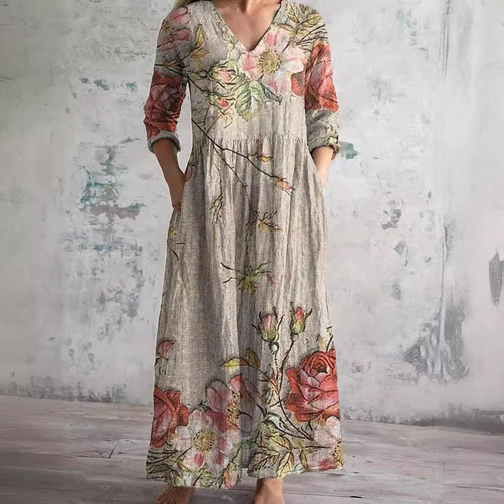 Rylee – Vintage Charm Maxi Dress